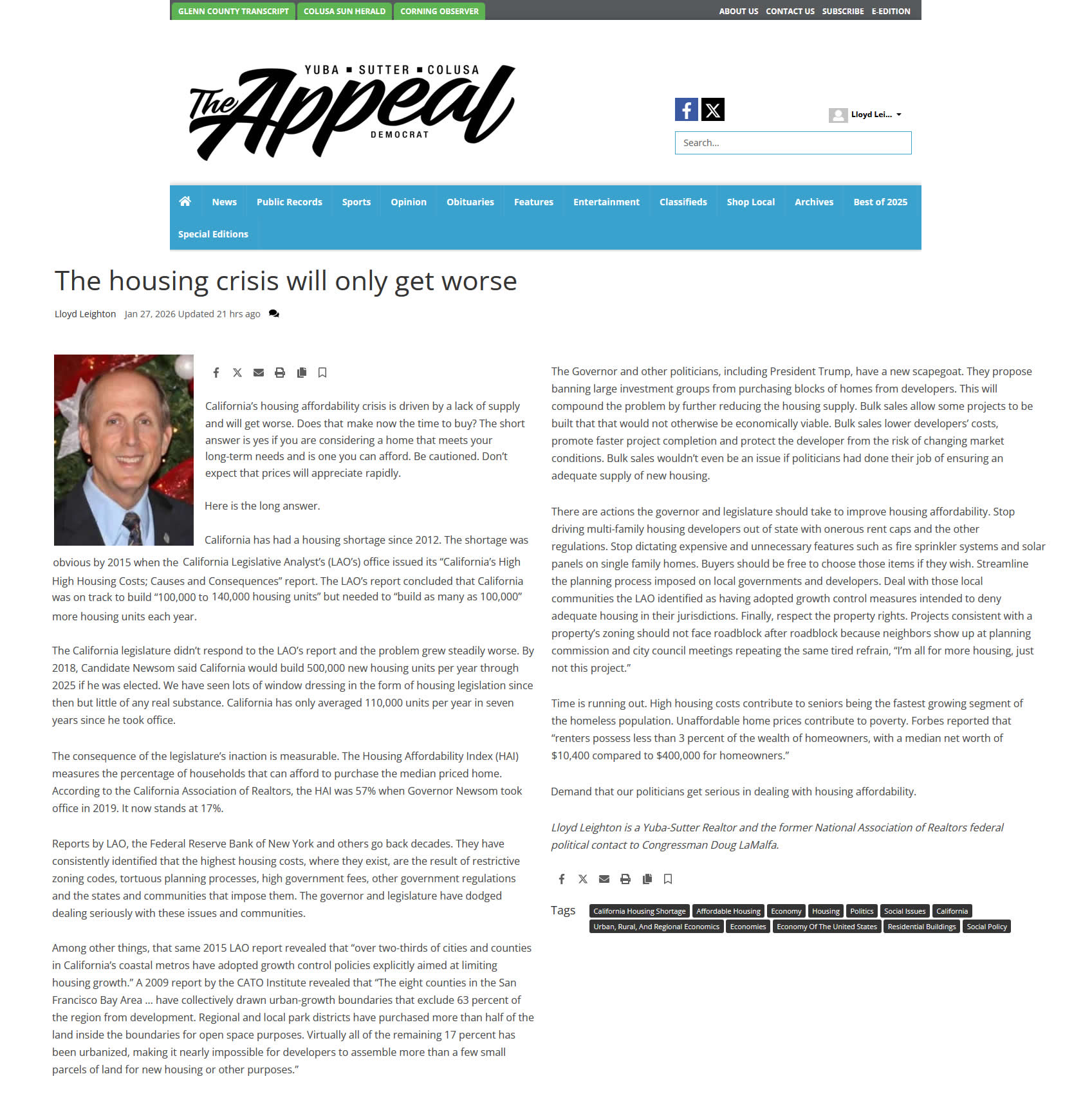 Housing crisis to get worse